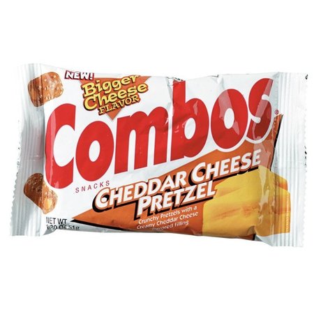 Snickers Combos Cheddar Cheese Pretzel Crackers 1.8 oz Packet 108568