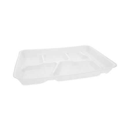 Pactiv Laminated Foam Dinnerware, Plate, 9 Dia, Black, 500/Carton