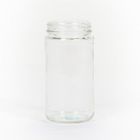 PIPELINE PACKAGING Wide Mouth Glass Jar, 12 oz. 08-04-085-00008