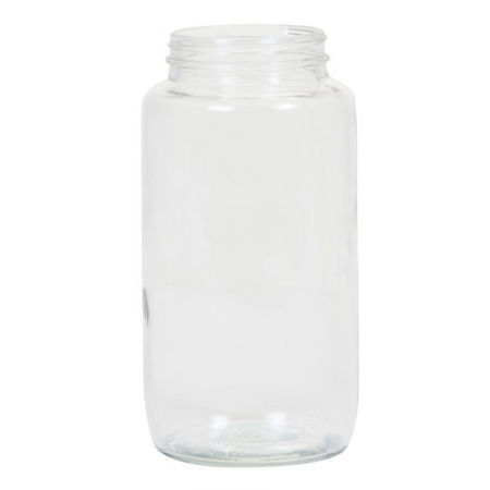 PIPELINE PACKAGING Wide Mouth Glass Jar, 32 oz. 08-04-085-00003
