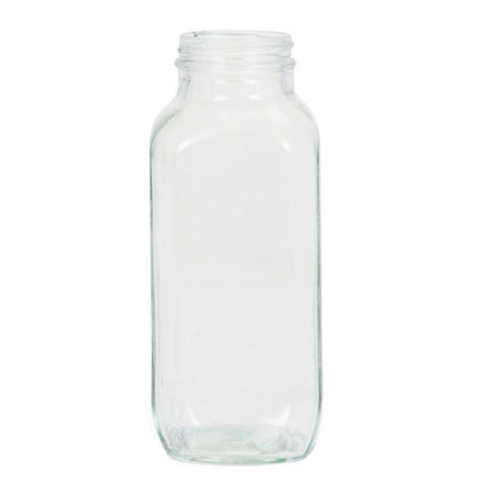 PIPELINE PACKAGING Square Glass Bottle, 16 oz. 04-04-075-00010