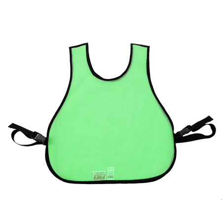 R&B FABRICATIONS Plain Mesh Safety Vest, Lime Green 001LG