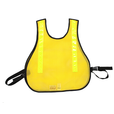R&B FABRICATIONS Traffic Safety Vest with Reflective, Yel 003L-YL
