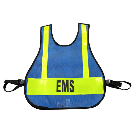 R&B FABRICATIONS Safety Vest Ems, Royal Blue 003RB-EMS