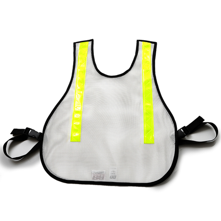 R&B FABRICATIONS Traffic Safety Vest, White 003WH