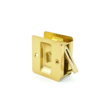 TRIMCO Privacy Pocket Door Lock Square Cutout for 1-3/8" Thick Door 1065.612
