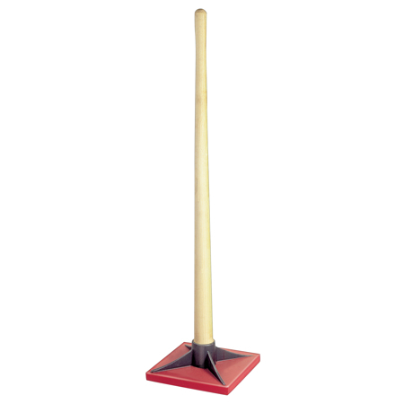 KRAFT TOOL Poly-Coated Cast Iron Tamper, 11"x11 CC928