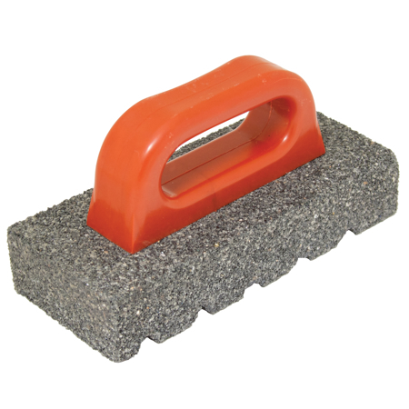 Kraft Tool Rub Brick w/Hdl, 20 Gr, 8"x3-1/2"x1-1/2 CF268