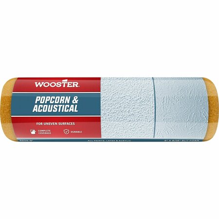 WOOSTER 9" Paint Roller Cover, 9/16" Nap, Slit Foam R234-9