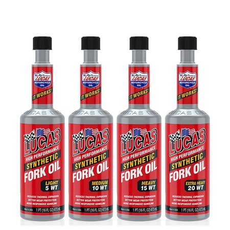 LUCAS OIL Synthetic Fork Oil 5 Wt/1x1/5 gal Pai 10780