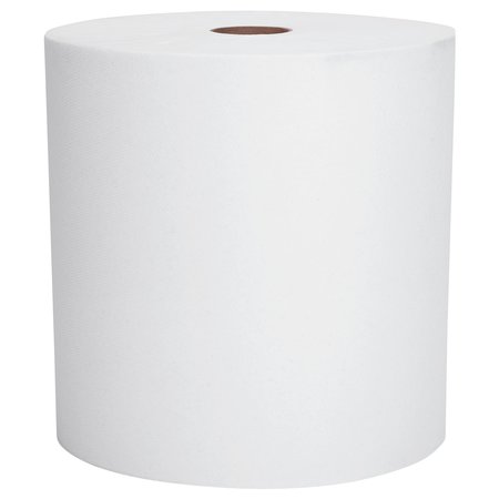 Scott Essential Hardwound Paper Towel, 1 Ply, Continuous Roll Sheets, 1000 ft., White, 12 PK 01000