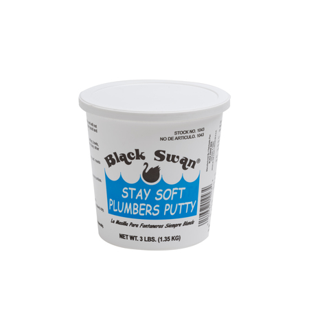 Black Swan Stay Soft Plumbers Putty - 3 lb. 01043