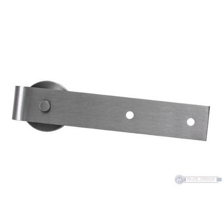 LEATHERNECK Brushed Nickel Barn Door Hardware 0115-9002 90 0115-9002