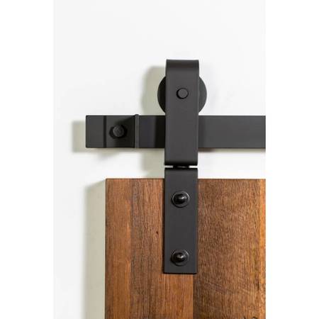 LEATHERNECK Flat Black Barn Door Hardware 0117-0031 00 0117-0031