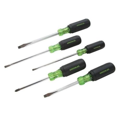 Greenlee Screwdriver Set, Slotted/Phillips, 5 Pc 0153-01C