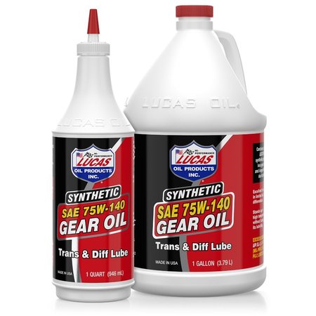 Lucas Oil Synthetic Sae75W-140 Trans and Diff Lube 10123