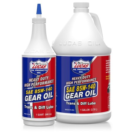 LUCAS OIL Sae 85W-140 Plus H/D Gear Oil, 1x1/5 gal 10061