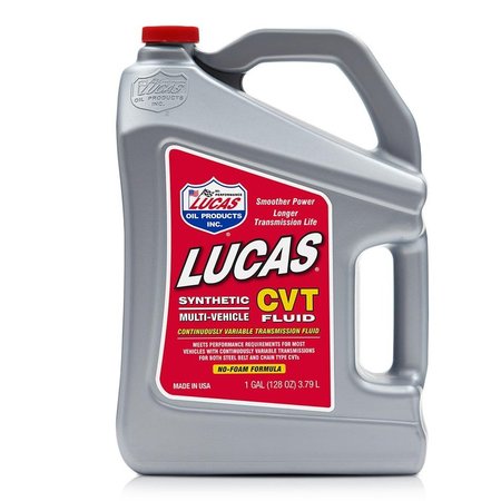 LUCAS OIL Synthetic Cvt Transmission Fluid, 1x1/55 10180