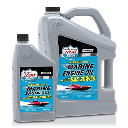 LUCAS OIL Marine Semi-Synthetic Sae 20W-50/3x1/5 Q 10811