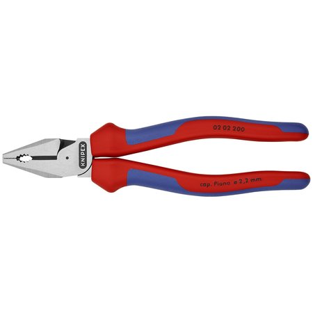 KNIPEX High Leverage Combination Pliers, 8" Hig 02 02 200 SBA