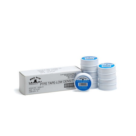 BLACK SWAN PTFE Tape-Low Dnsity-China1/2X520-10Pack 02095-10