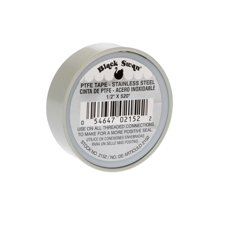 BLACK SWAN PTFE Tape-Gray Stainls Stl-China 1/2X520 02152