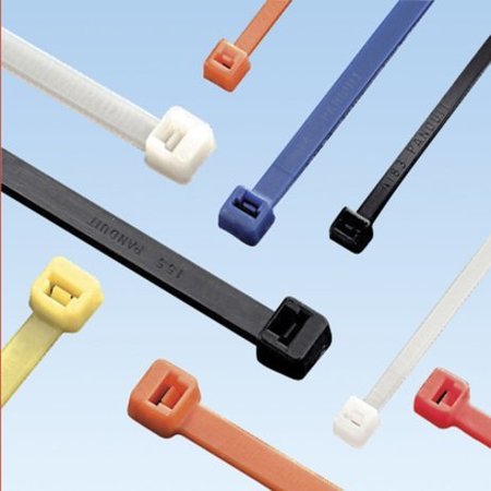 Panduit Cable Tie, Orange, Indoor, PK250 PLT4H-TL3