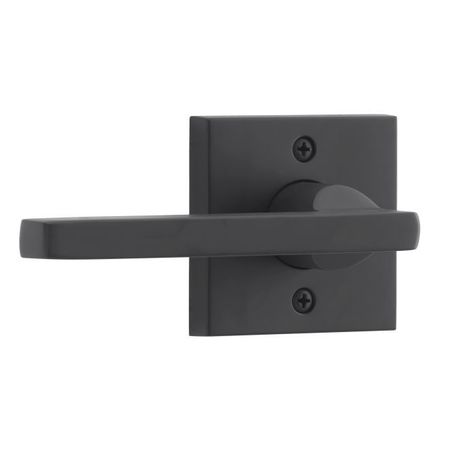 BALDWIN Reserve Satin Black Door Levers FDSQUCSR190