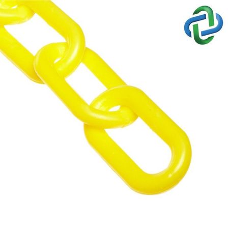 MR. CHAIN Heavy Duty, Yellow Plastic Chain 2"x500 51002-500