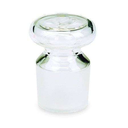 VEE GEE Ground Glass Flask Stoppers, Clear, , PK6 03082