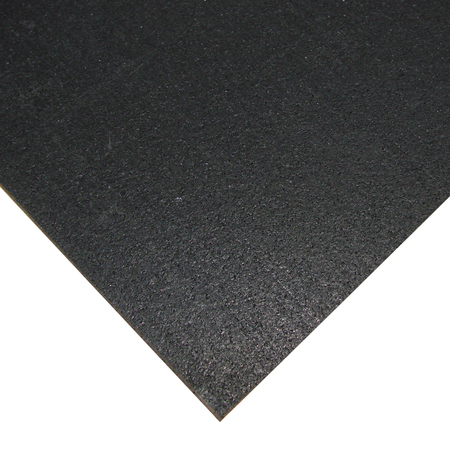 Rubber-Cal "Recycled Flooring" 3/8 in. x 4 ft. x 5 ft. - Black Rubber Mats 03_102_WAB_4