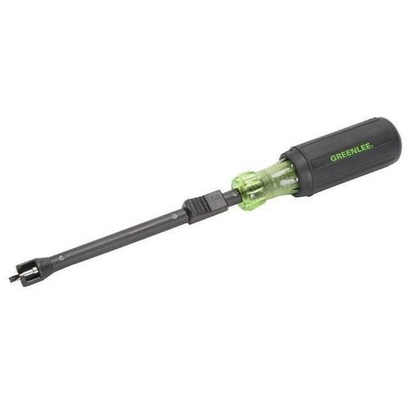 GREENLEE Screw-Holding Slotted Screwdriver 1/8 in Round 0453-12C