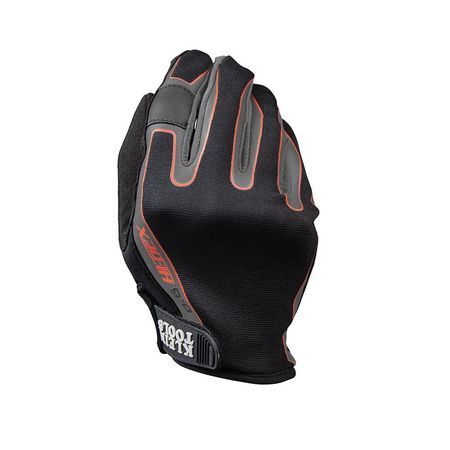 Klein Tools Mechanics Touchscreen Gloves, XL, Black, Fabric 40231