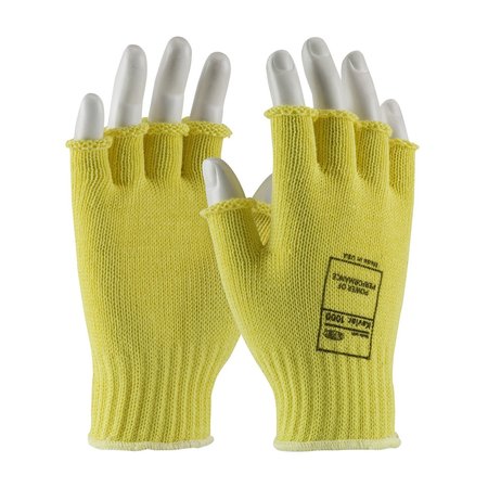 PIP Cut Resistant Half Finger Gloves, A2 Cut Level, Uncoated, L, 12PK 07-K259/L