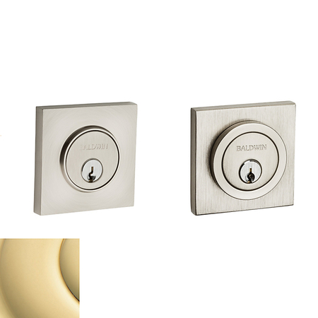 BALDWIN Estate Unlacquered Brass Deadbolts 8221.031