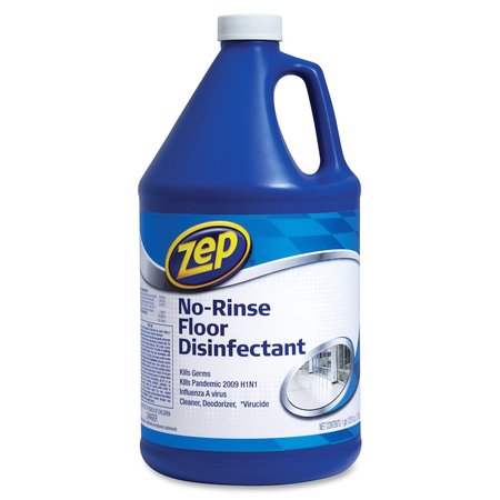 Zep No Rinse, Floor Disinfectant, 128oz, PK4 ZUNRS128