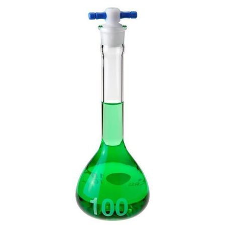 CHEMGLASS Volumetric Flask, 100mL CG-1617-100