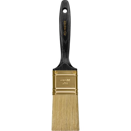 Wooster 1-1/2" Wall Paint Brush, Polyester Bristle, Plastic Handle P3971-1 1/2
