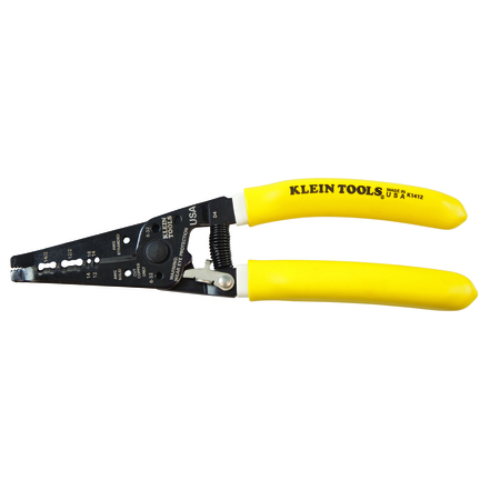 KLEIN TOOLS 7 3/4 in Curved Wire Stripper K1412