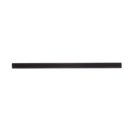 Tablecraft Straws, 7.75", 5mm, Black, PLA, Unwrap, PK300 100106