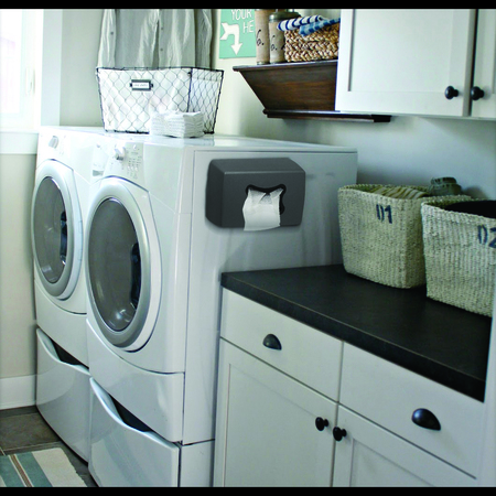 Homz Dryer Sheet Dispenser, Charcoal Gray 1001544EC.01