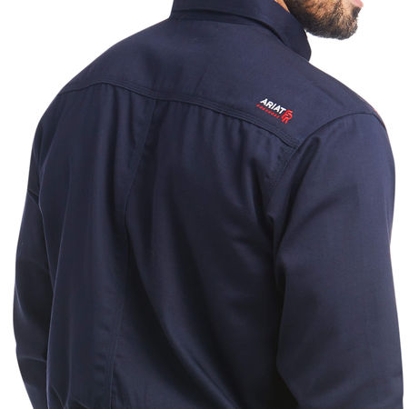 Ariat Flame-Resistant Shirt, Navy, L 10018816