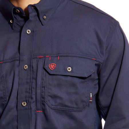 Ariat Flame-Resistant Shirt, Navy, M 10019062