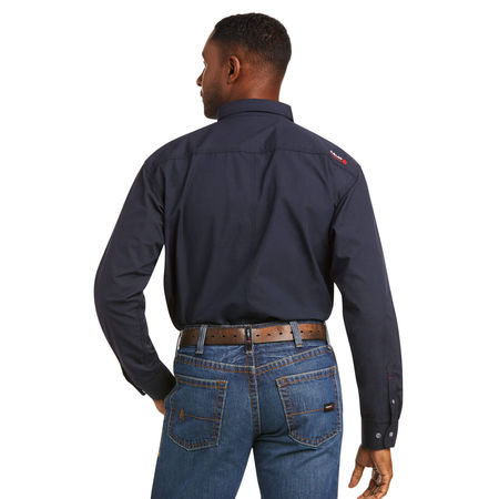 Ariat Flame-Resistant Shirt, Navy, M 10022899
