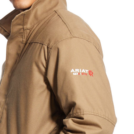 Ariat FR Insulated Canvas Jacket, Tan, 3XL 10024029