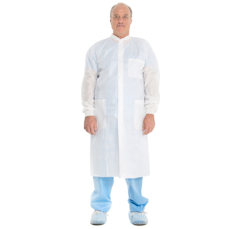 Kimtech Lab Coat, Blue, XL, PK25 10033