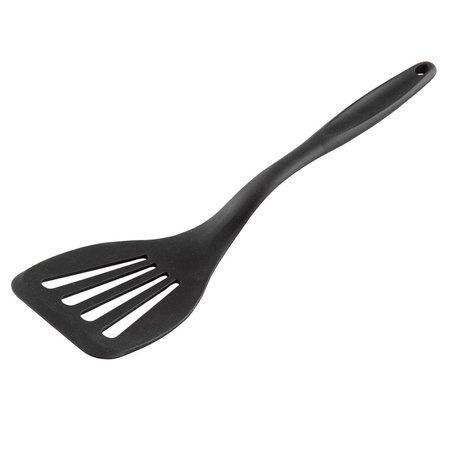 TABLECRAFT Slotted Spatula, Silicone/SS, 12.875"L 10054