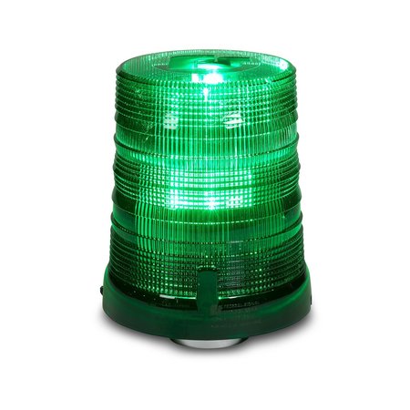 FEDERAL SIGNAL Spire(R) LED Beacon, Single Color 100TM-G
