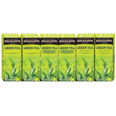 BIGELOW Tea, Bags, Assorted, Green Tea, PK168 10578