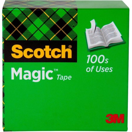 SCOTCH Tape, Roll, Invis, 1/2X1296" 810121296